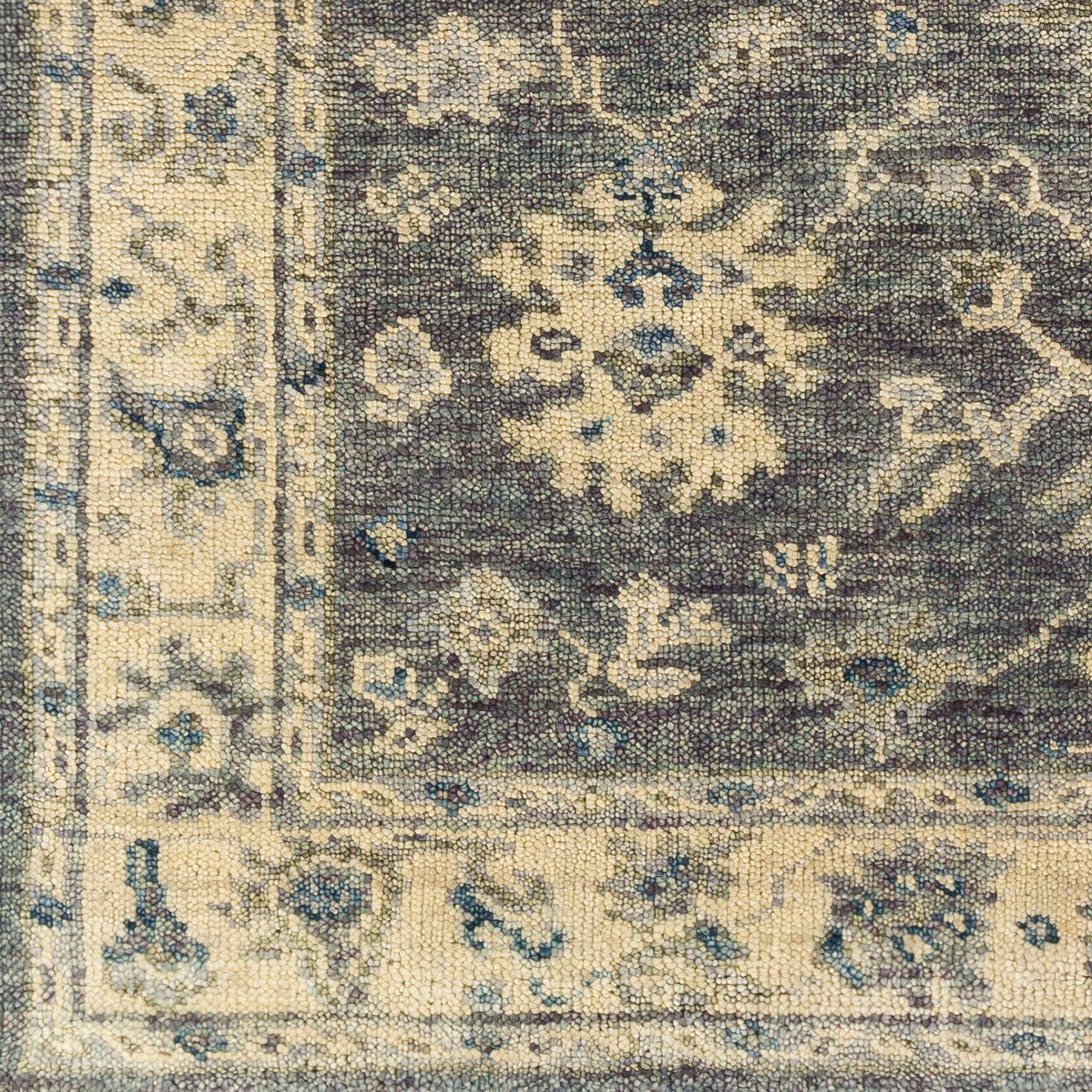 Biscayne Rug - 25942 by Surya in charcoal, black. Made from unique in a unique style.