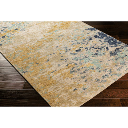 Biscayne Rug - 29394 by Surya in mustard, beige, oatmeal, medium gray, gray. Made from 100% new zealand wool in a unique style.