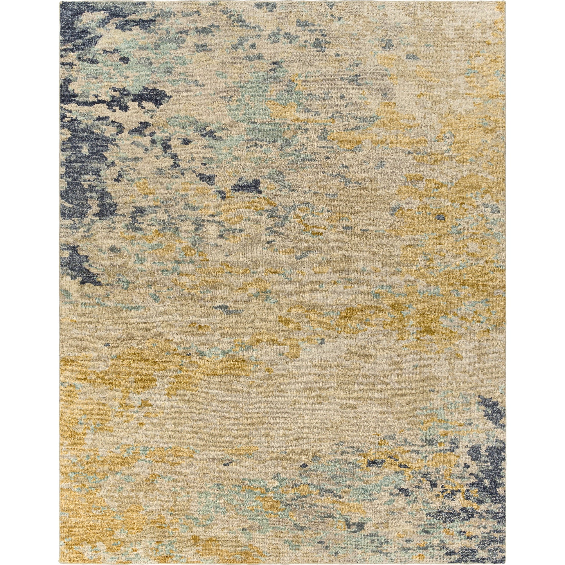 Biscayne Rug - 29394 by Surya in tan, mustard, beige. Made from 100% new zealand wool in a unique style.