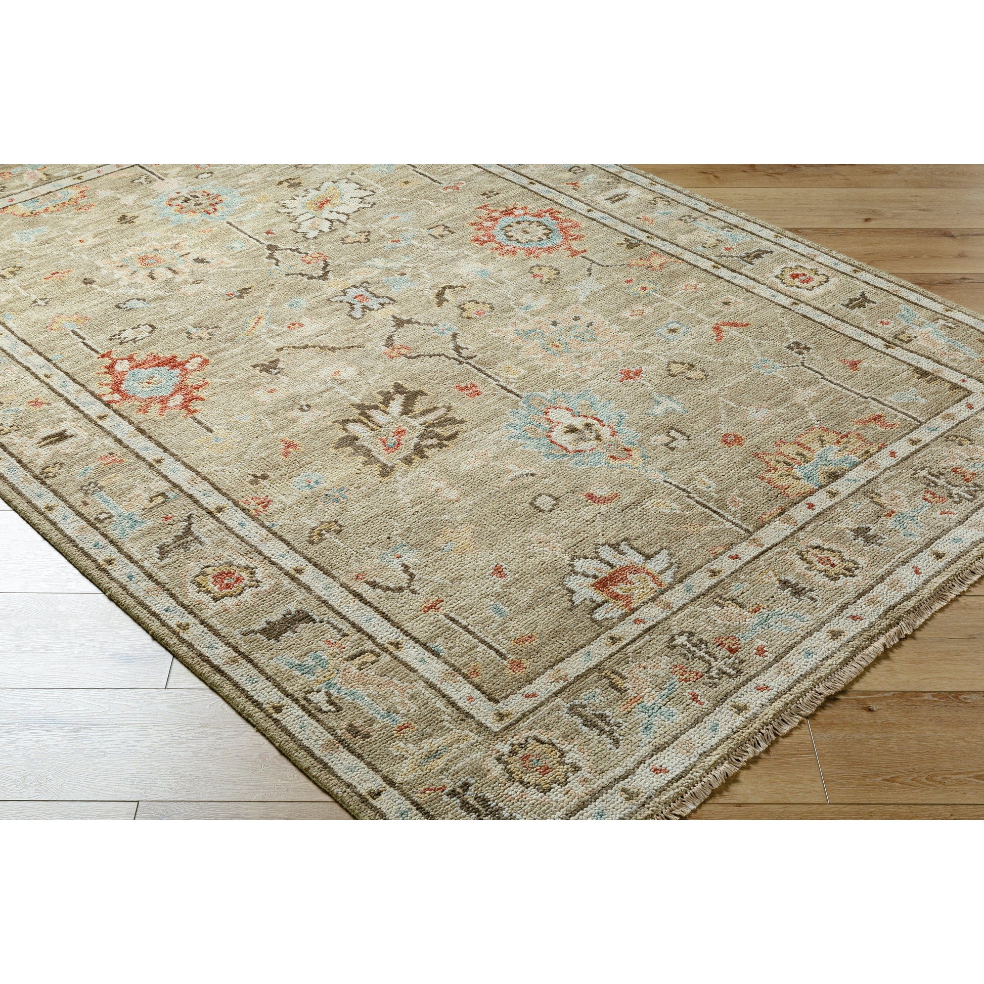 Biscayne Rug - 29591 by Surya in khaki, dark brown, butter. Made from 100% new zealand wool in a unique style.