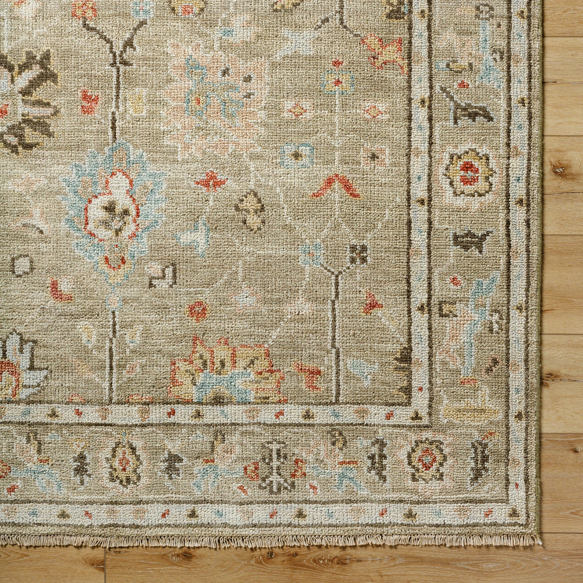 Biscayne Rug - 29591 by Surya in khaki, dark brown, butter. Made from 100% new zealand wool in a unique style.