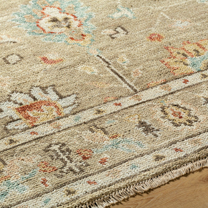 Biscayne Rug - 29591 by Surya in khaki, dark brown, butter. Made from 100% new zealand wool in a unique style.