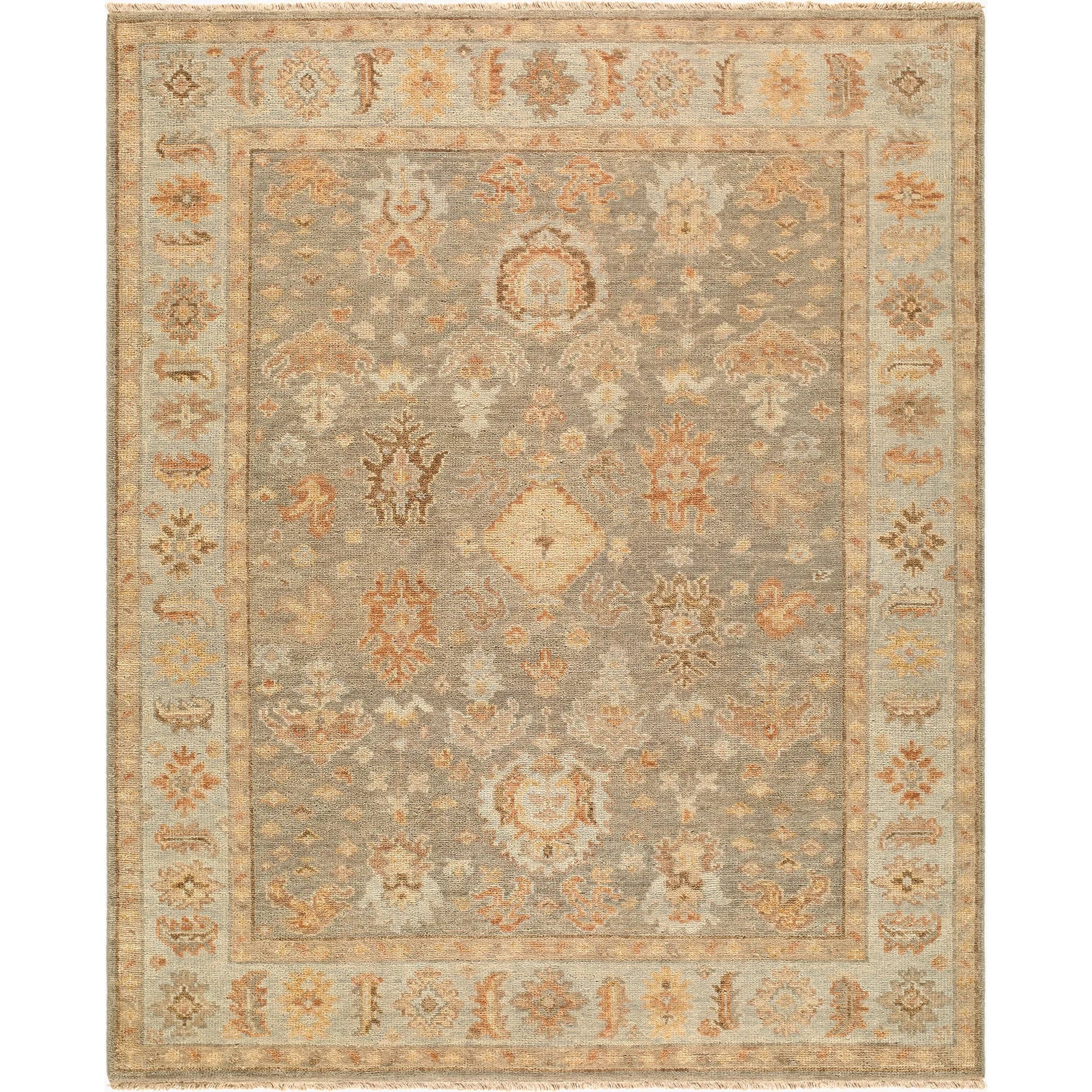 Biscayne BSY-2322 Rug by Surya in taupe, slate gray, burnt sienna, ivory, dusty blue. Made from wool in a unique style.