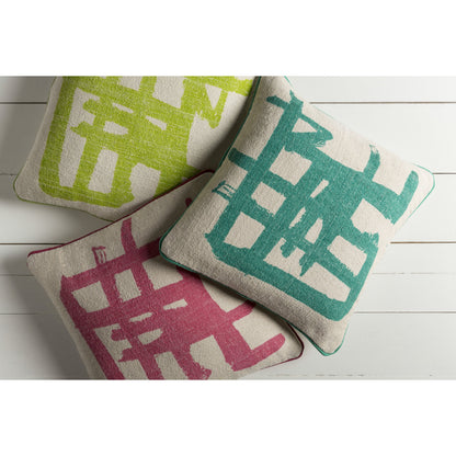 Bristle Pillow - 7562 by Surya. Made from 100% cotton in a eclectic & global style.
