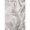 Light Slate, Ivory, Cream, Ice Blue, Gray, Beige / 5'3" x 7'