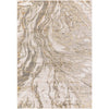 Light Slate, Ivory, Cream, Gray, Tan, Beige / 5'3" x 7'