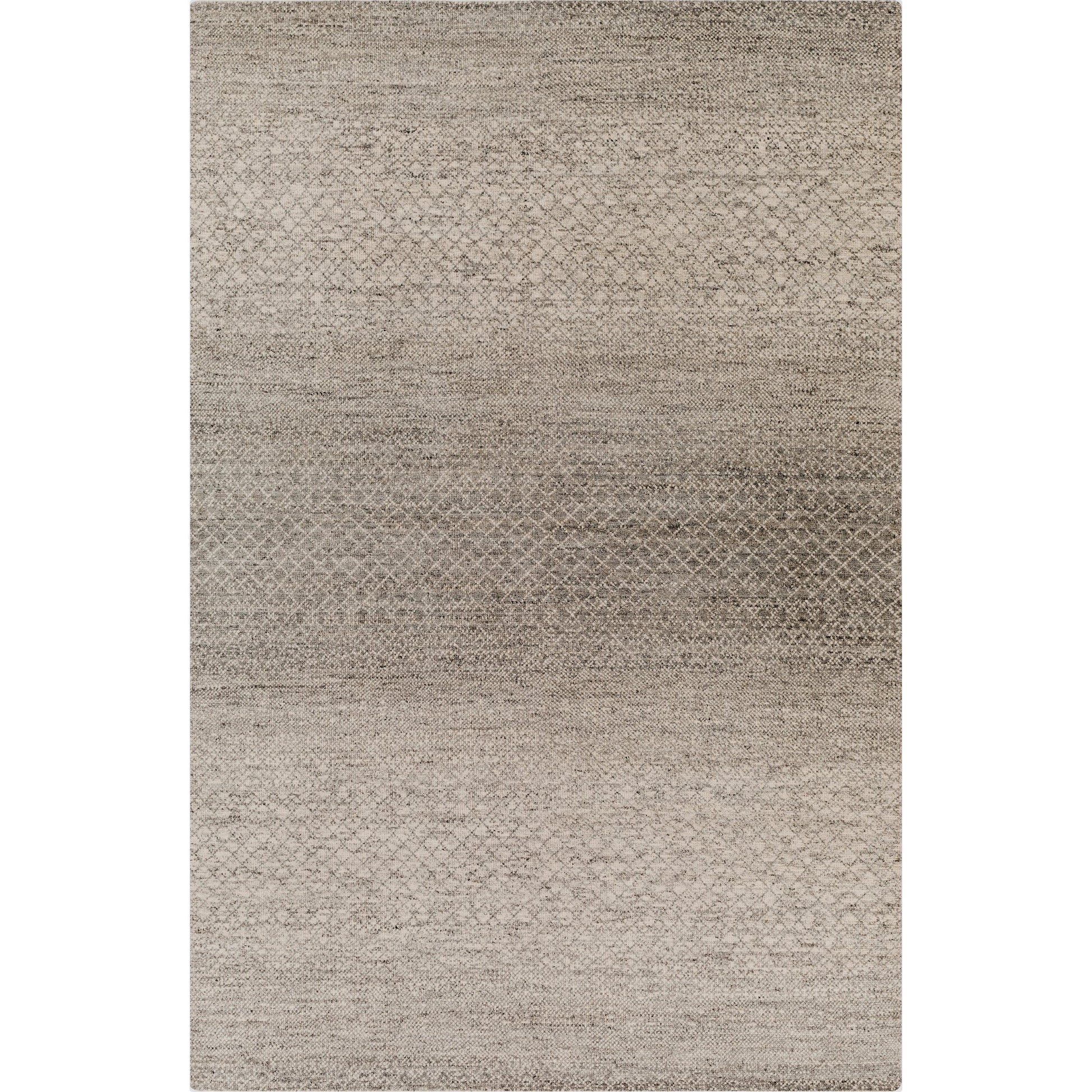 Bethesda BTD-2303 Rug by Surya in charcoal, medium gray, light gray, black, oatmeal. Made from 70% wool, 30% viscose in a unique style.