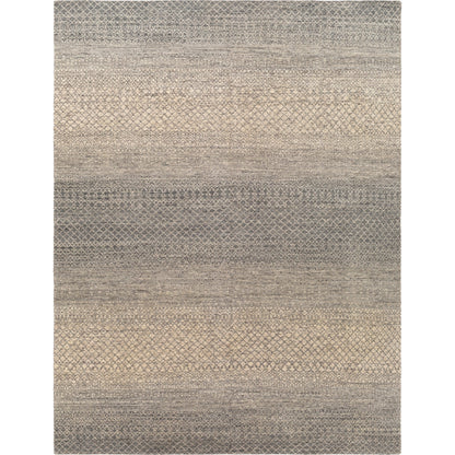 Bethesda BTD-2303 Rug by Surya in charcoal, medium gray, light gray, black, oatmeal. Made from 70% wool, 30% viscose in a unique style.