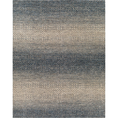 Bethesda Rug - 30235 by Surya in charcoal, medium gray, light gray, black, oatmeal. Made from 70% wool, 30% viscose in a unique style.