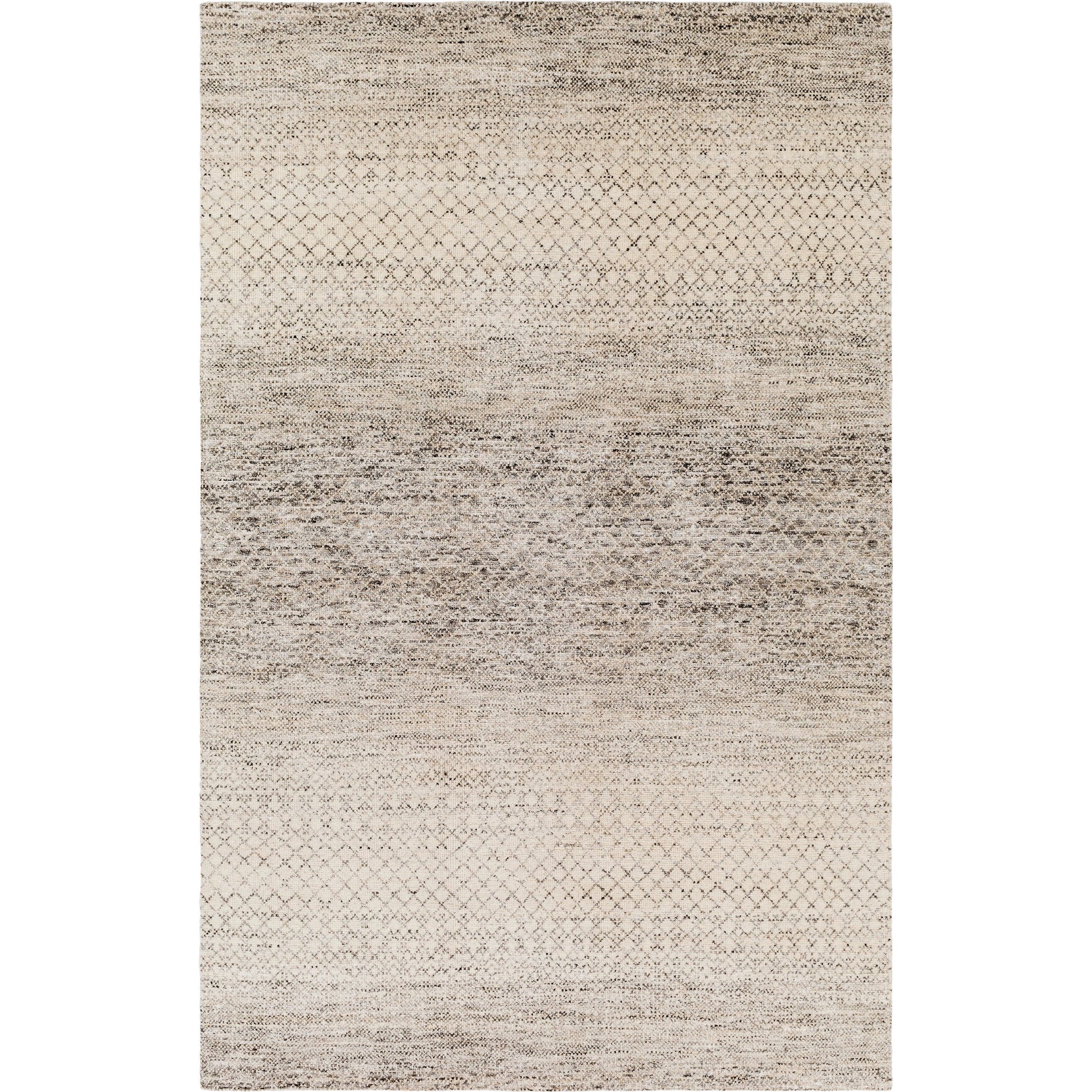 Bethesda Rug - 30235 by Surya in charcoal, medium gray, light gray, black, oatmeal. Made from 70% wool, 30% viscose in a unique style.