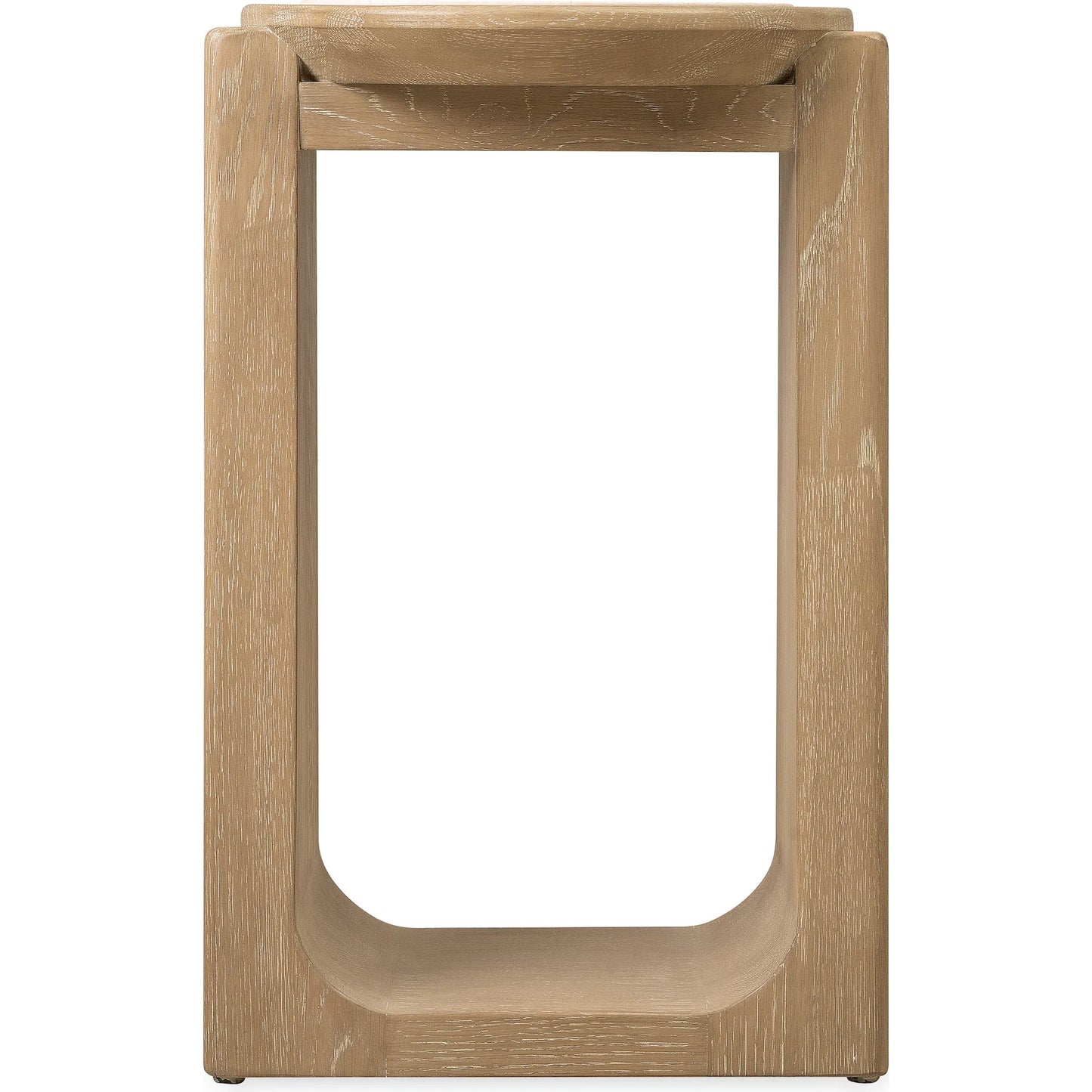 002 SI-2354010 | Additional Silo | Commerce and Market Helena Spot Table by Hooker Furniture in light wood and desert oak. Made from white oak solids, marble in a transitional style.