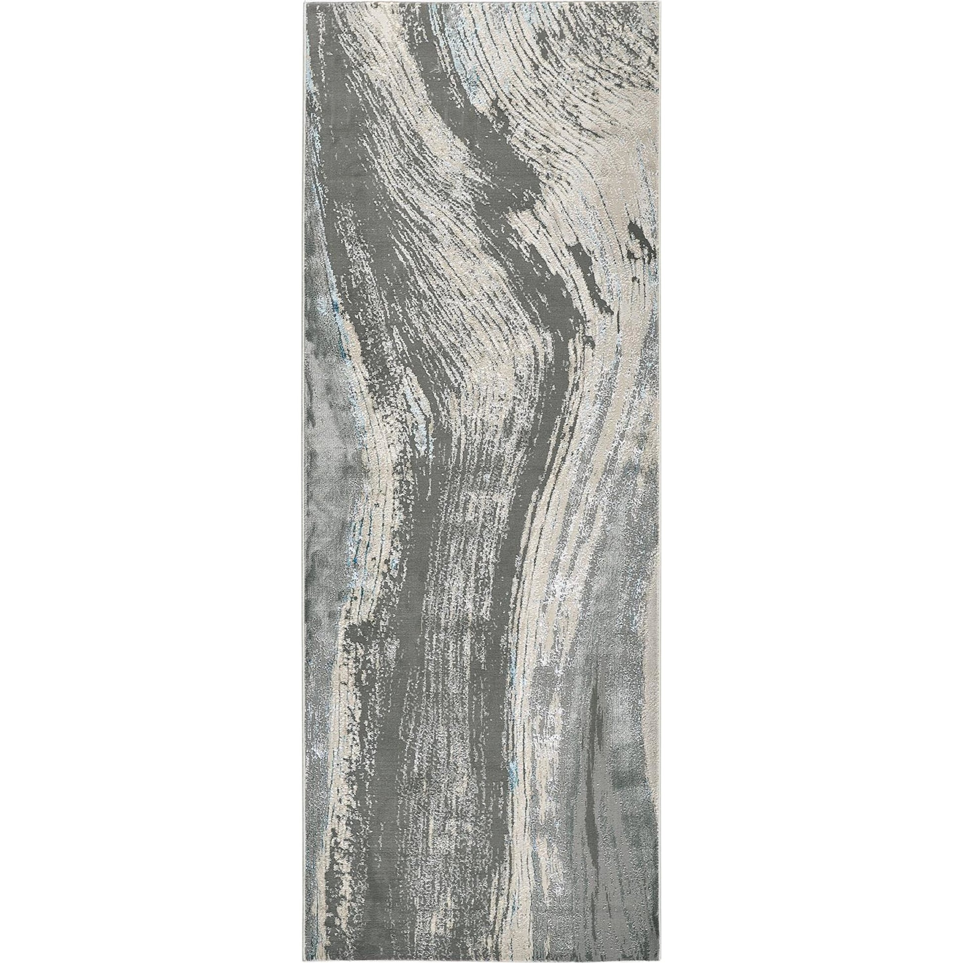 Azure Rug - 3524F by Feizy in gray, ivory, blue. Made from polyester, polypropylene in a unique style.