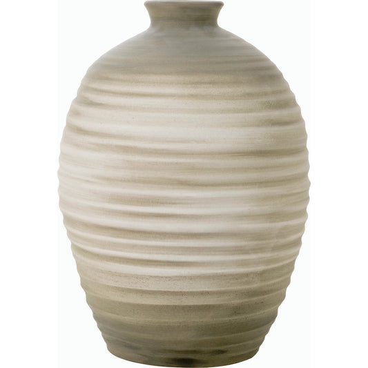 Botija Vase - 540123 by Surya in gray and glazed. Made from ceramic in a modern style.
