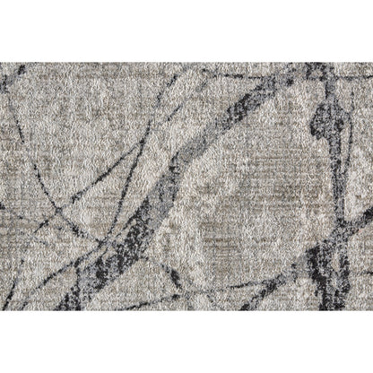 Kano Transitional Rug - 3877F by Feizy in taupe, gray, ivory. Made from polypropylene, polyester in a unique style.