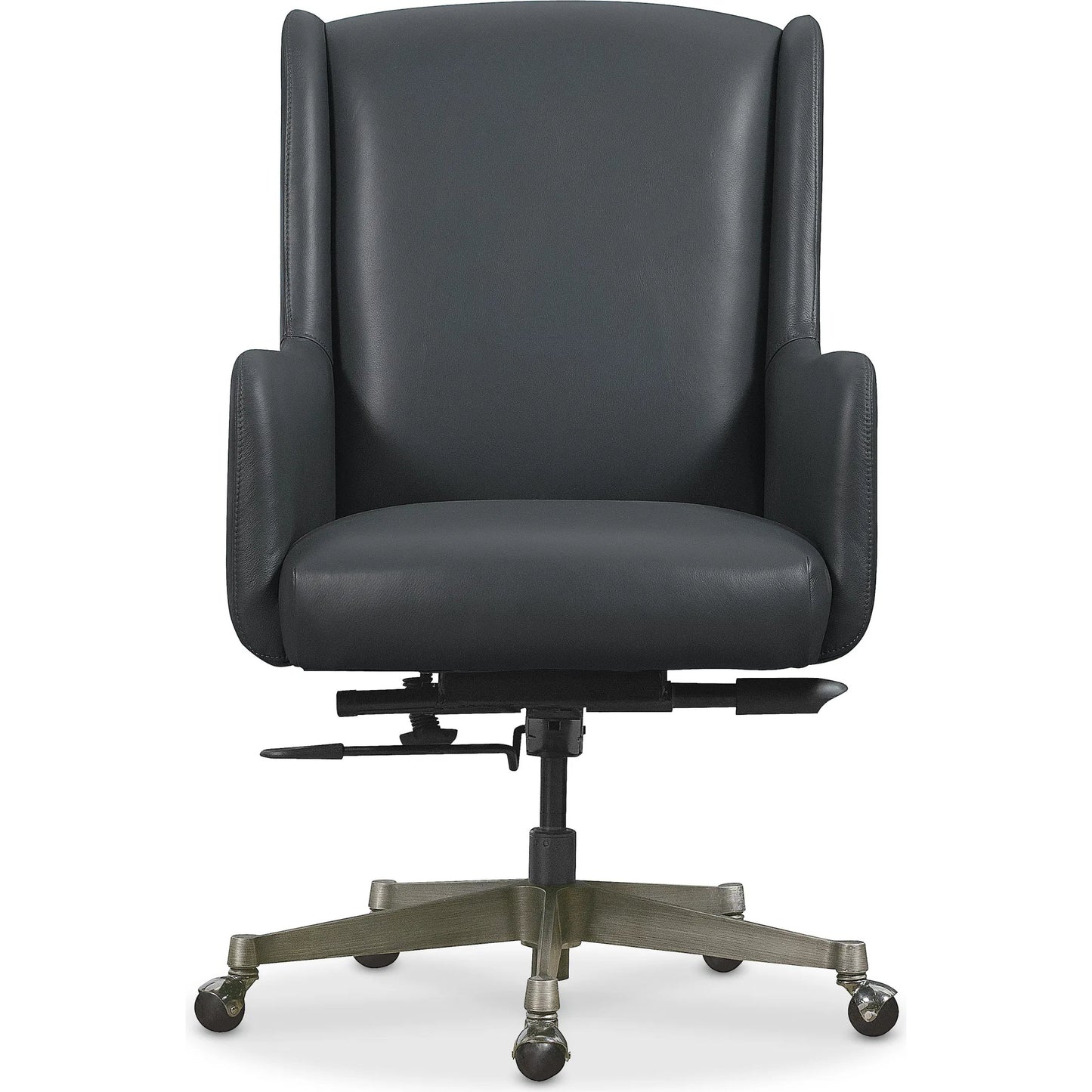 002 SI-2354029 | Additional Silo | Benito Executive Swivel Tilt Chair by Hooker Furniture in salvo denim. Made from leather in a modern style.