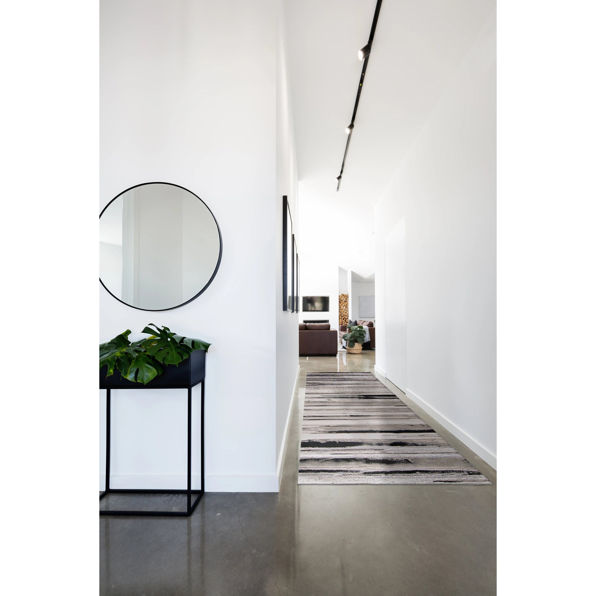 Micah Rug - 3049F by Feizy in silver, gray, black. Made from polyester, polypropylene in a unique style.