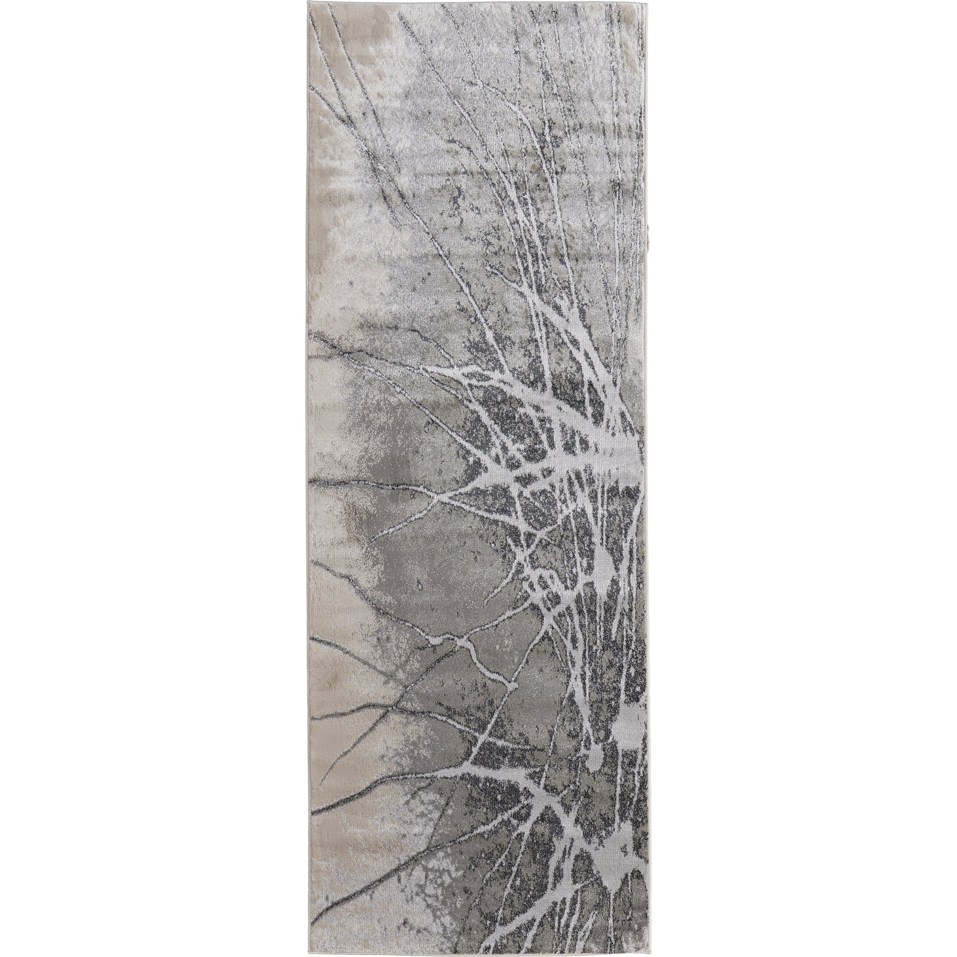 Astra Transitional Rug - 39L5F by Feizy in gray, silver, ivory. Made from polypropylene, polyester in a unique style.