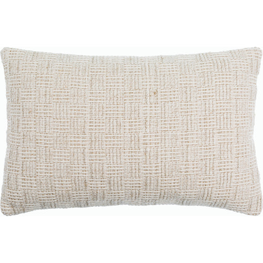 Bentonville Pillow - 516430 by Surya in light beige. Made from linen, cotton in a modern style.
