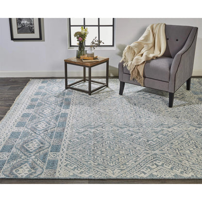 Payton Transitional Diamond Rug - 6495F by Feizy. Made from viscose, wool in a unique style.