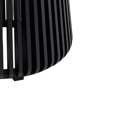Bungalow Side Table by LH Imports. Made from acacia wood, tempered clear glass in a modern style.