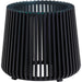Bungalow Side Table by LH Imports. Made from acacia wood, tempered clear glass in a modern style.