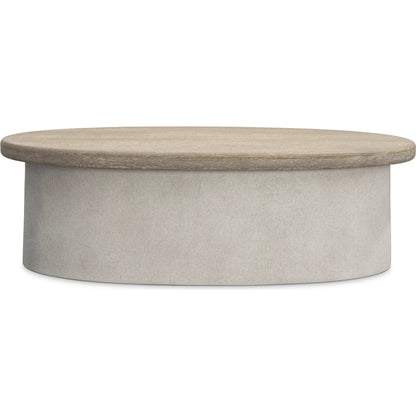 Easley Cocktail Table by Bernhardt in trevin, silt. Made from resin, metal in a transitional style.