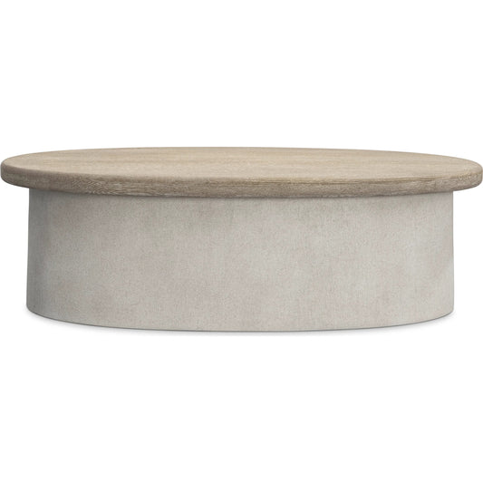 Easley Cocktail Table by Bernhardt in trevin, silt. Made from resin, metal in a transitional style.
