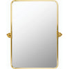 Gold / 25"W x 30"H x 4"L