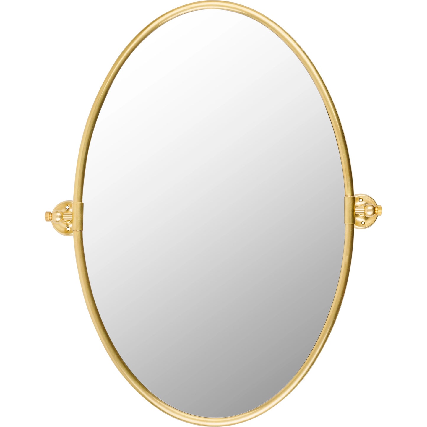 001 SI-1948538 | Primary Silo | Burnish Oval Mirror - 32895 by Surya in antiqued. Made from substrate: manufactured wood in a modern style.