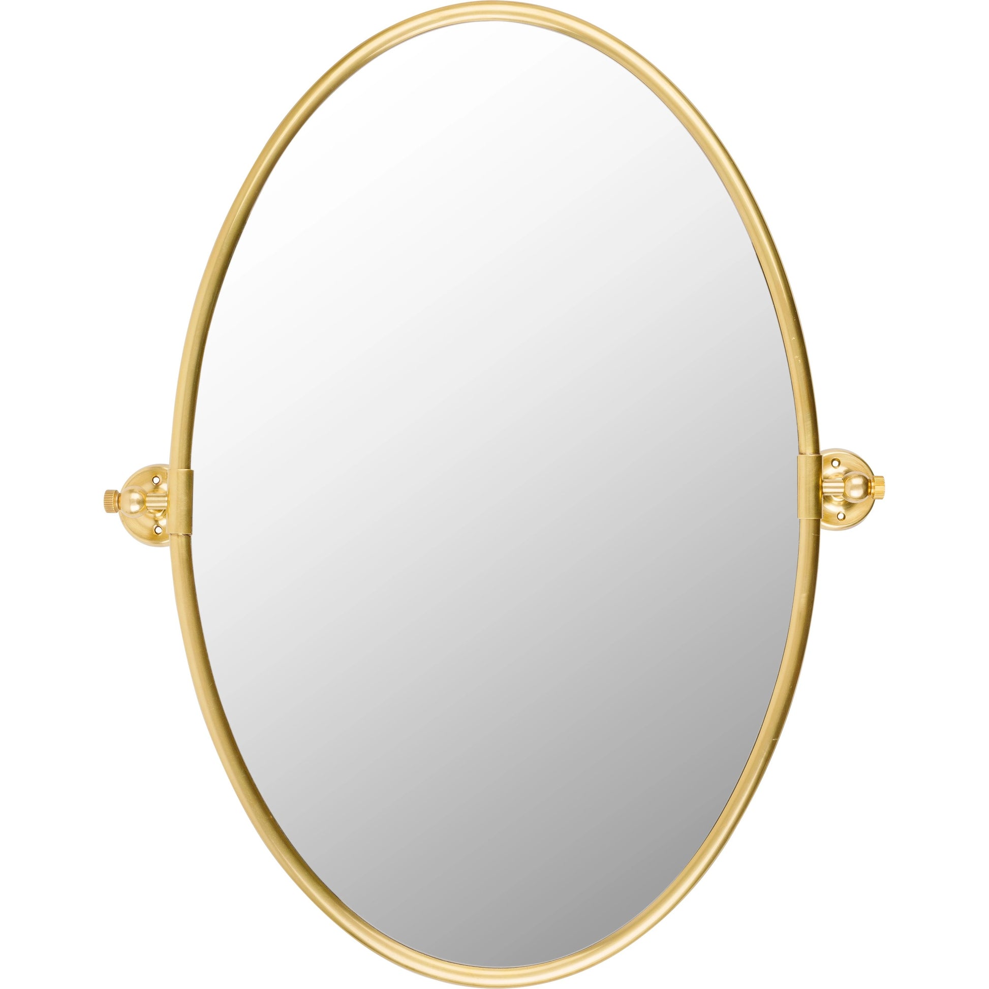 Burnish Oval Mirror - 32895 by Surya in antiqued. Made from substrate: manufactured wood in a modern style.
