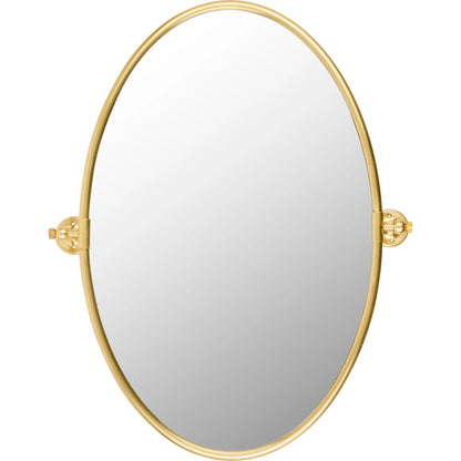 Burnish Oval Mirror - 32895 by Surya in antiqued. Made from substrate: manufactured wood in a modern style.