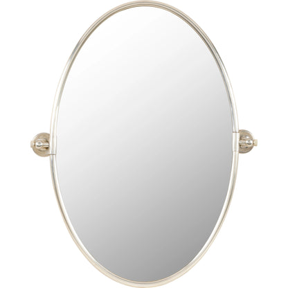 Burnish Oval Mirror - 32895 by Surya in antiqued. Made from substrate: manufactured wood in a modern style.
