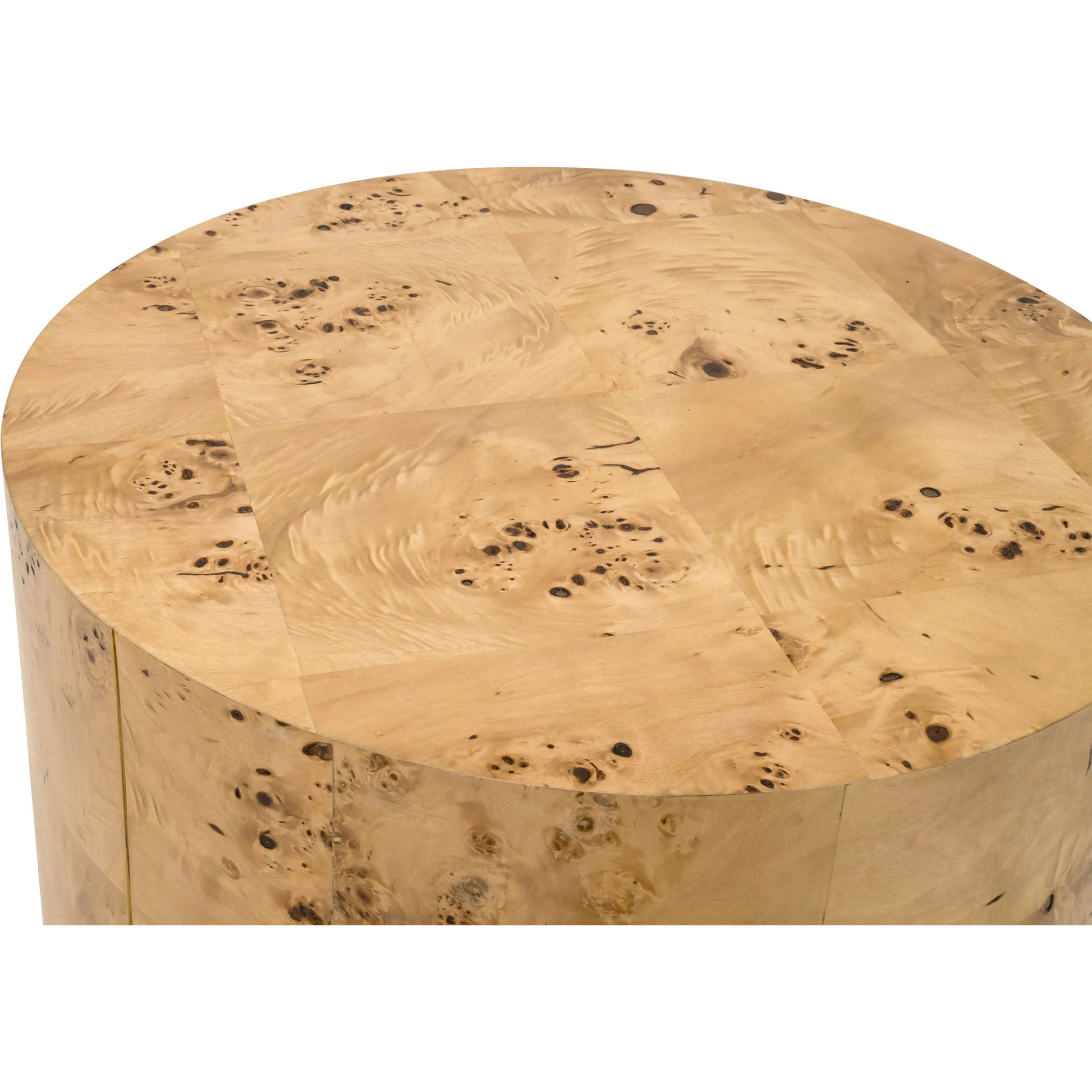 Burl Accent Table by Essentials For Living in natural burl. Made from mdf, poplar burl veneer in a transitional style.