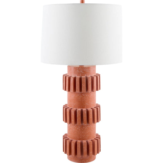 Bute Accent Table Lamp by Livabliss in painted. Made from resin, linen, plastic in a modern style.