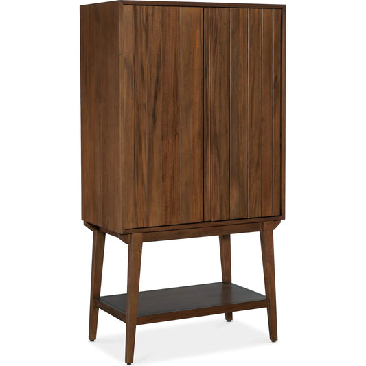 Orson Cabinet by Hooker Furniture in dark mahogany. Made from unique in a unique style.