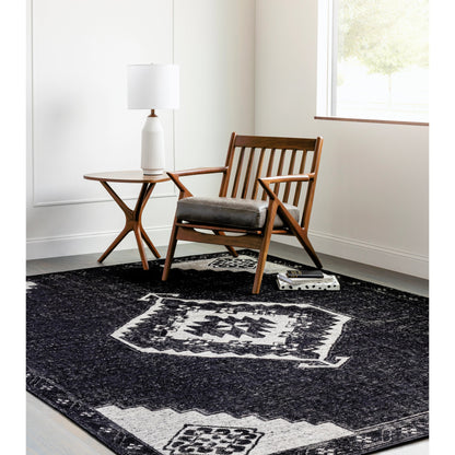 Burnley BUY-2300 Rug by Surya in black, light beige. Made from 100% wool in a unique style.