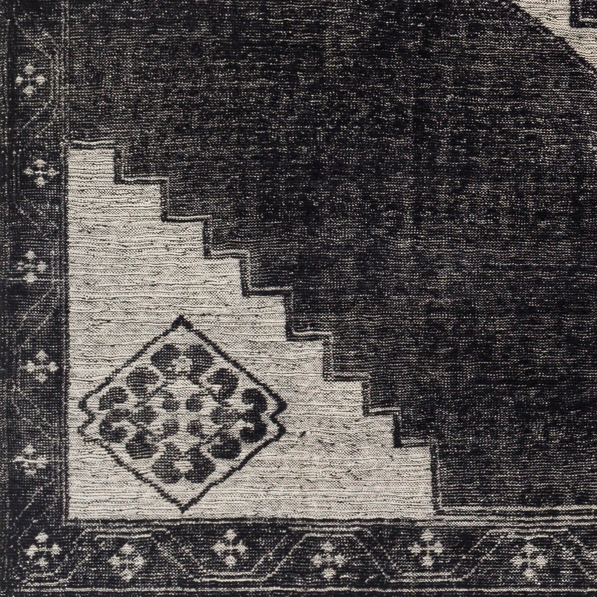 Burnley BUY-2300 Rug by Surya in black, light beige. Made from 100% wool in a unique style.