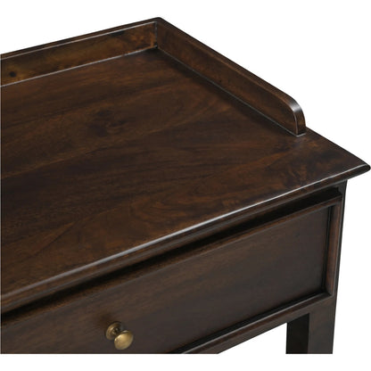 Maeve Nightstand by Moe's Home Collection in brown. Made from mango wood, iron in a traditional style.