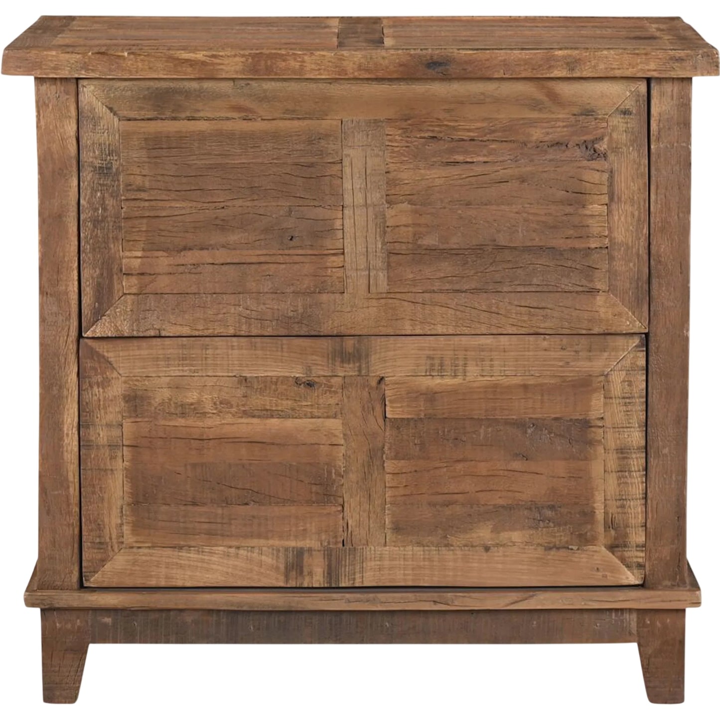 000 SI-2527872 | Primary Silo | Augusta Nightstand by Moe's Home Collection in brown. Made from reclaimed wood, railway sleeper in a unique style.