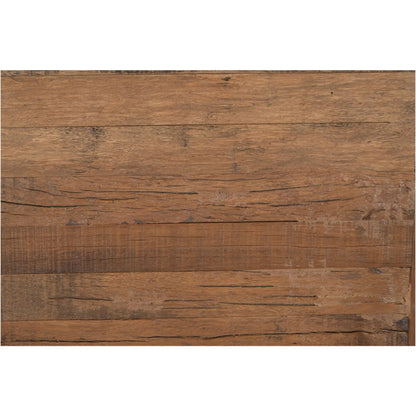 Augusta Nightstand by Moe's Home Collection in brown. Made from reclaimed wood, railway sleeper in a unique style.