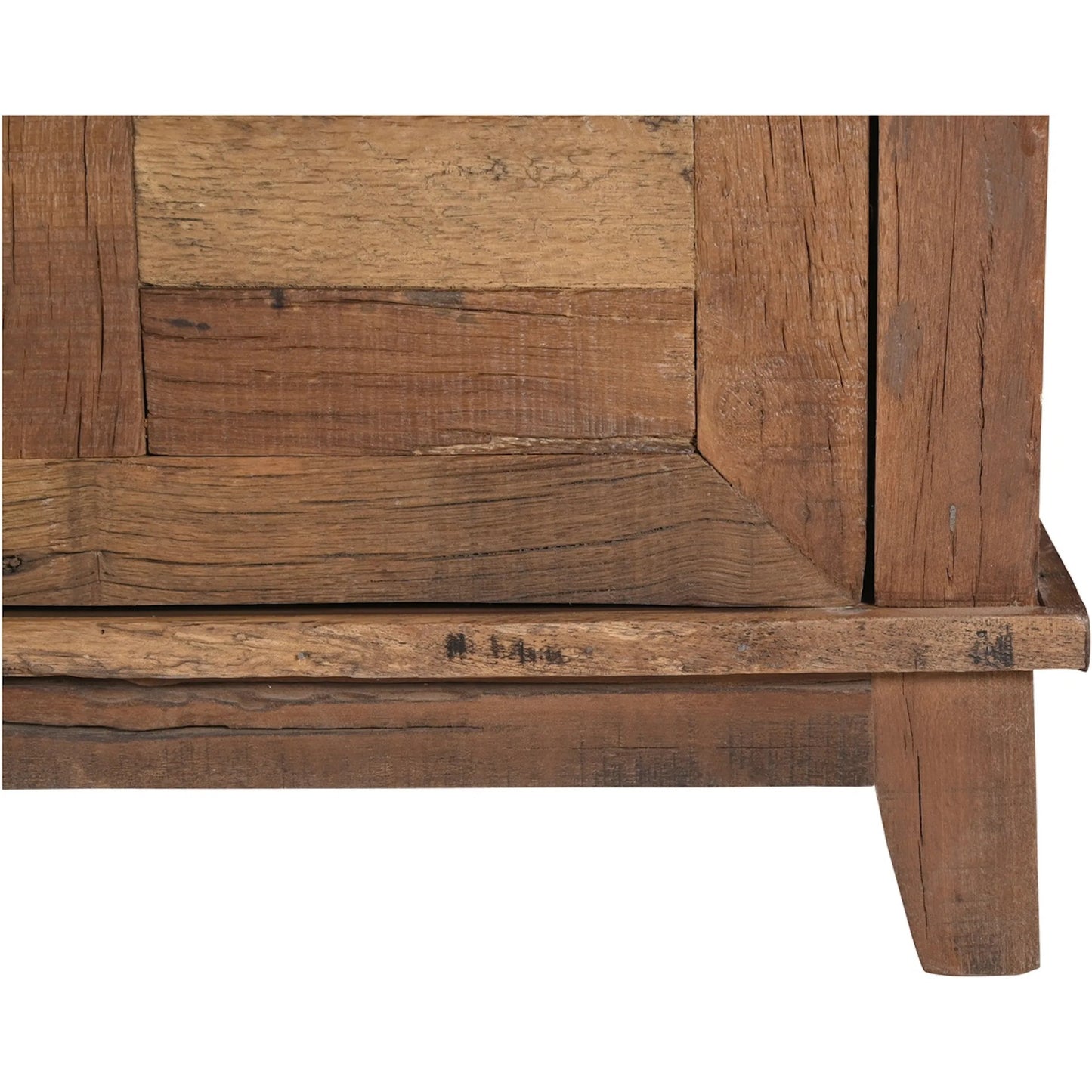 005 SI-2527873 | Closeup | Augusta Sideboard by Moe's Home Collection in brown. Made from reclaimed wood, railway sleeper in a unique style.