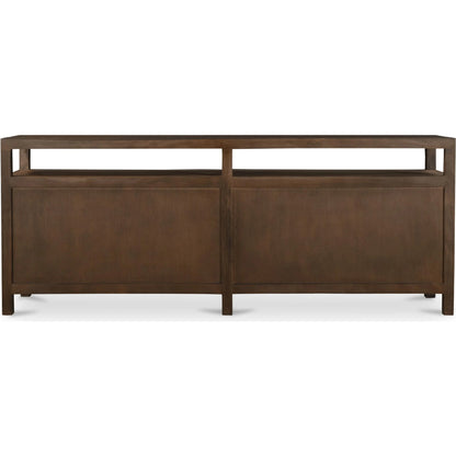Windsor Sideboard by Moe's Home Collection in brown. Made from neem wood in a unique style.