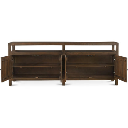 Windsor Sideboard by Moe's Home Collection in brown. Made from neem wood in a unique style.