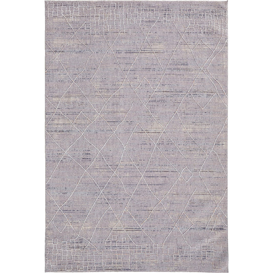 Francisco Transitional Rug - 39FCF by Feizy in gray. Made from 81% polyester, 19% polypropylene in a unique style.