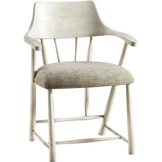 001 SI-2186364 | Primary Silo | Reimagined Transient Captains Chair by Jonathan Charles in country white oak. Made from oak in a modern style.