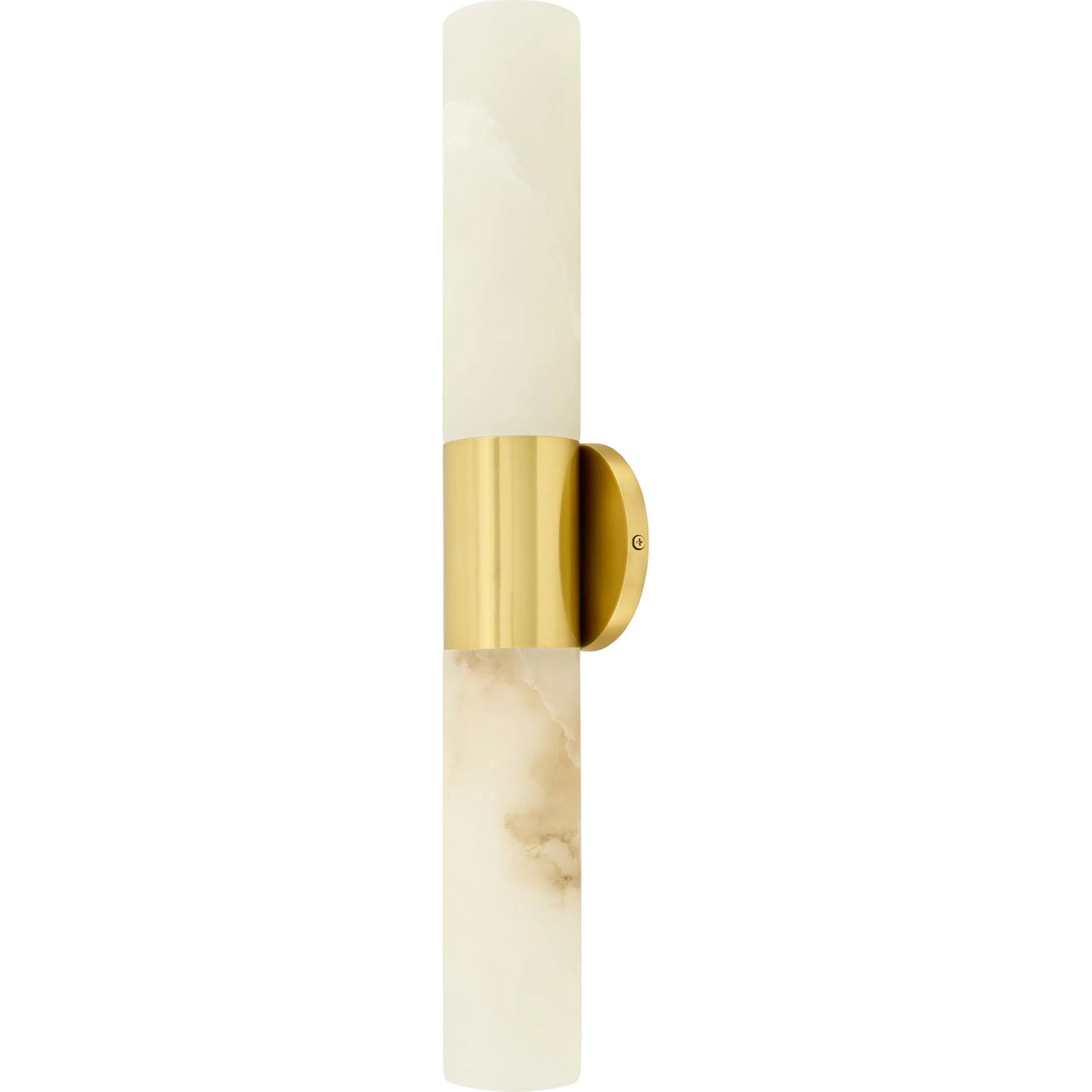 001 SI-2460044 | Primary Silo | Bravael Wall Sconce by Surya in metallic brass, white, translucent. Made from iron, stone in a modern style.