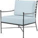 Provence Outdoor Club Chair by Sunset West. Made from wrought iron in a modern style.