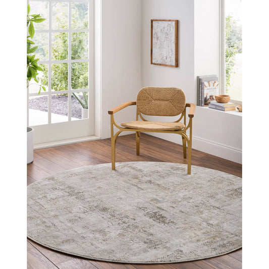 Brunswick Rug - 498787 by Livabliss in light gray, cream, mustard, light brown, medium brown, c