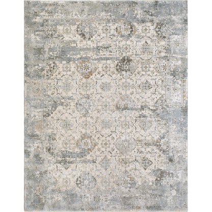 Brunswick BWK-2352 Rug by Livabliss in light gray, charcoal, cream, light brown, mustard, me