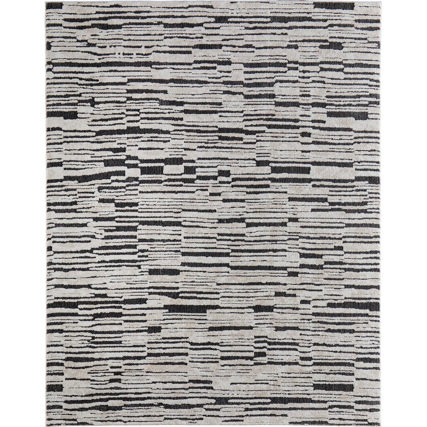 000 SI-2635527,SI-2635528,SI-2635529,SI-2635530,SI-2635531 | Primary Silo | Gilmore Stripes GIL39UPF Rug by Feizy in ivory, black. Made from polypropylene in a unique style.